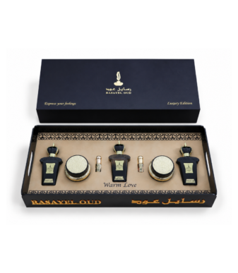 Warm Love : 3 Perfume 35 ml + 1 Dokhon + 1 Oud + 2 Musk