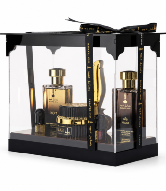 ACRYLIC BOX : 2 Perfume 30 ML + 1 Dokhon + 2 Musk